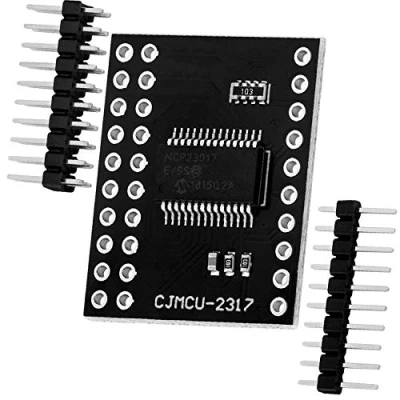 Imagen de AZDelivery MCP23017 Expansor de Puertos Bidireccional 16 bit E/S con Interfaz Serial I2C Compatible Arduino E Book Incluido!