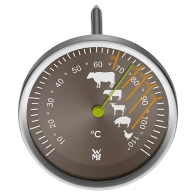 Imagen de WMF Scala Termómetro para Asados, Acero Inoxidable Cromargan Pulido, Carne