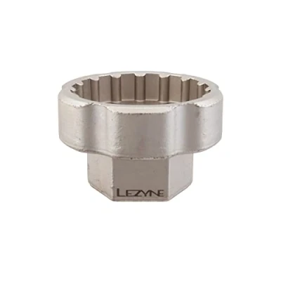 Imagen de Lezyne, herramienta de movimiento para centro bicicleta, plateada (plateada), estándar, llave 32 mm
