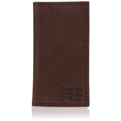 Imagen de Timberland PRO Leather Long Bifold Rodeo Wallet with RFID Billetera, marrón Oscuro, Taille Unique para Hombre