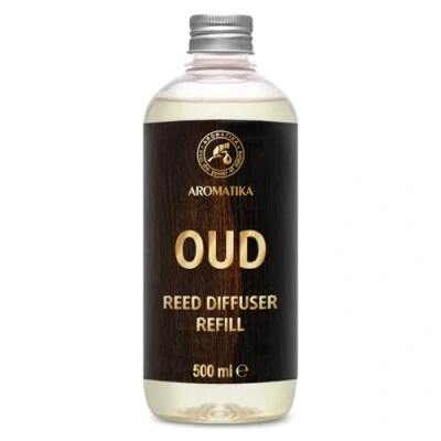 Imagen de Recambio de Difusor Oud 500 ml Relleno Difusores Aromáticos Ambientador Perfumado Fragancia para Habitación Reed Diffuser Refill