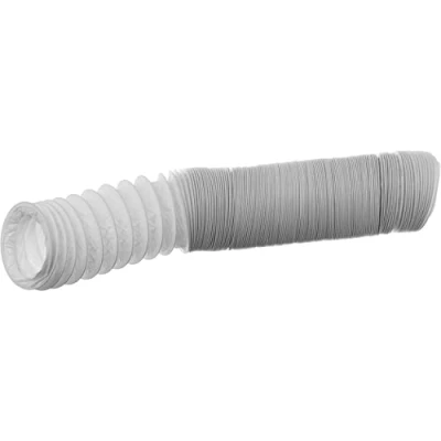 Imagen de Ø 80mm / 6m Tubo Flexible en PVC Ventilación Manguera Para Extractor de Aire, Climatización, Secadora