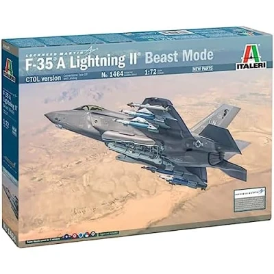 Imagen de Italeri 1464S 1:72 F 35A (Beast Mode) Modelismo, Kit, Libre, Hobby, Encolado, Kit de plastico, Detallado, Sin Pintar