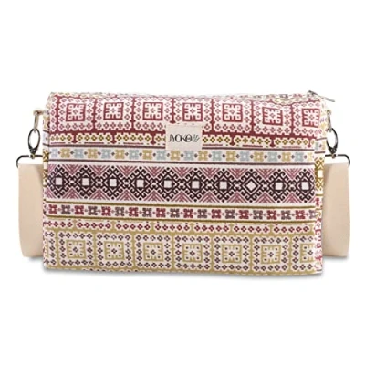 Imagen de JYOKO KIDS Bolso Para Cochecito 30 X 20 10 Cm + Ganchos De Anclaje Regulables Tira Asa Hombro Regulable, Múltiples Compartimentos Interiores, Base Rígida (Elephant)