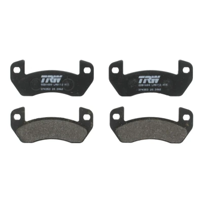 Imagen de TRW GDB1680 Juego de pastillas freno no preparado para indicador desgaste LIGIER: Nova Hatchback, Ambra Hatchback