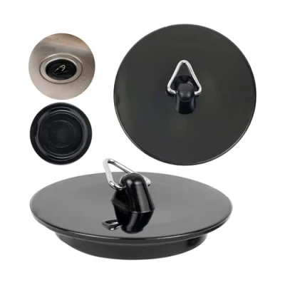 Imagen de Juego de 2, Tapones universales, para Fregadero, Desagües 1 3/4“ y 1/2“, Ø 4339 mm, PVC, Tapón Fregadero Cocina, Baño, desagüe Cocina lavabo