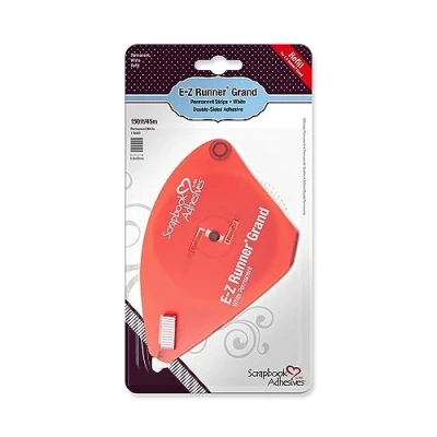 Imagen de Scrapbook Adhesives By 3L Recambio Z Runner Grand Strips Refill Permanent, Materiales sintéticos, White, 45M