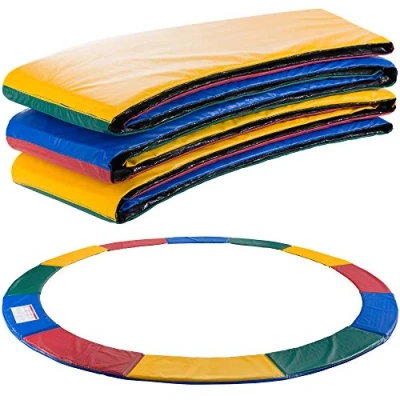 Imagen de Arebos Cubierta para Borde de Cama elástica 366 cm 100% Resistente a los Rayos UV Protección Bordes Desgarros Colorido