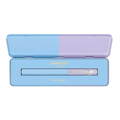 Imagen de Caran d&#039;Ache Paul Smith V4 Pluma estilográfica, azul cielo/lavanda, fina