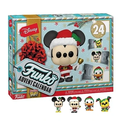 Imagen de Funko Advent Calendar: Classic Disney Mickey Mouse 24 Días de Sorpresas Minifigura Vinilo Coleccionables Caja Misteriosa Idea Regalo Holiday Xmas para Chicas y Chicos
