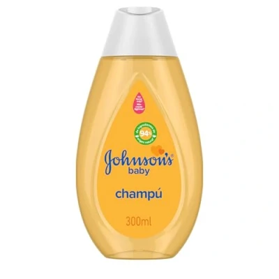 Imagen de Johnson&#039;s Baby Champú Clásico Gold, Pelo Suave, Brillante y Saludable, Para Toda la Familia, de Uso Diario, 300 ml