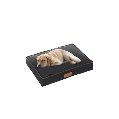 Imagen de Ellie Bo Cama Jumbo para Perro, Color Negro, Impermeable