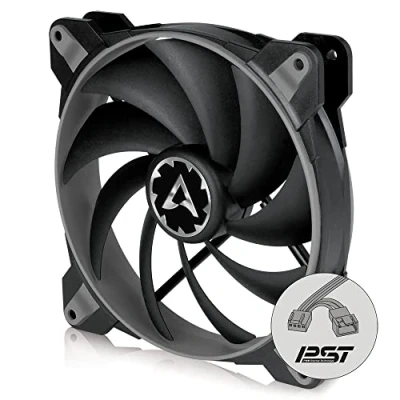 Imagen de ARCTIC BioniX F140 Ventilador PC 140mm, Fan para CPU con Conexión PST (PWM Sharing Technology), Regula Las RPM sincrónicamente, 2001800 Gris