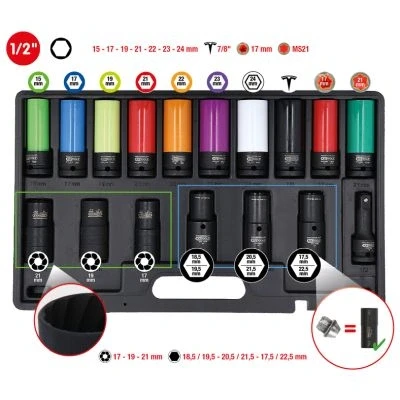 Imagen de KS TOOLS 515.0885 Cubos insertables 12,5 (1/2&quot;)