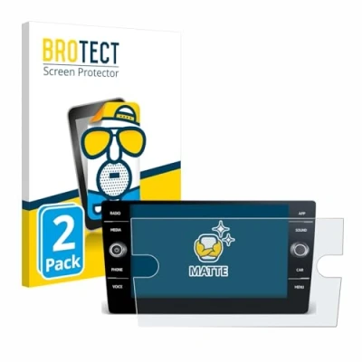 Imagen de BROTECT Protector Pantalla Anti Reflejos para Volkswagen T6 2021 Discover Media 8&quot; (2 Unidades) Película Mate Huellas