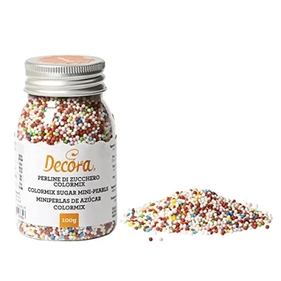 Imagen de Decora Mini Perlas De Azucar Colormix 100 g