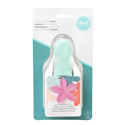 Imagen de WE R Memory Keepers Perforadora en relieve TROP FLWR, papel, flores tropicales