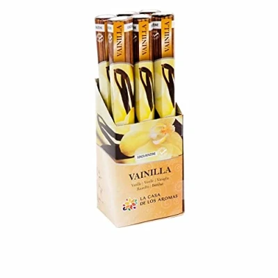 Imagen de La Casa De Los Aromas Incienso A Stick Aroma Vainilla, Multicolor, Talla Única, Resinosa