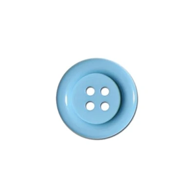 Imagen de Juego de 6 botones payasos color azul babero 38 mm