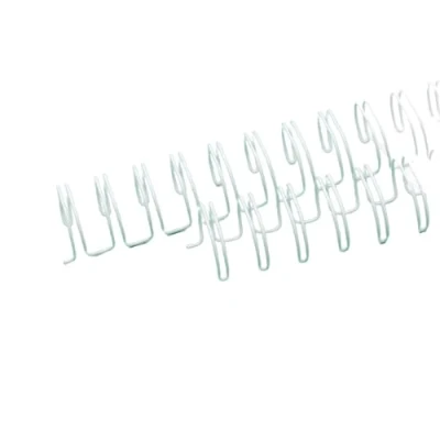 Imagen de Craftelier Kit de 2 Espirales Anillas Dobles para Encuadernar Álbumes, Cuadernos, Agendas o Calendarios Ideal Proyectos Scrapbooking y Manualidades Ø 1,58 cm (5/8&quot;) Color Blanco