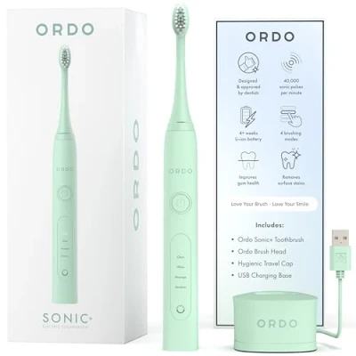Imagen de Cepillos de dientes sónicos Ordo para padres (Menta Verde)