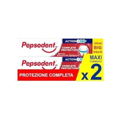 Imagen de Pepsodent Pasta de dientes 125 ml Complete Protection Protección completa Big Pack (pack 2 x ml)