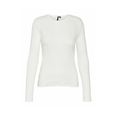 Imagen de Vero Moda Vmlisa Camiseta de manga larga, Mujer, Talla: Small, Snow white