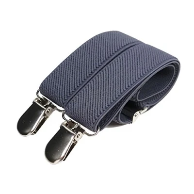 Imagen de Olata Tirantes Infantiles Unisex Ajustables En Forma De Y (0 2 Años) 2cm. Gris Oscuro