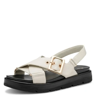 Imagen de Marco Tozzi Sandalias con plataforma, Mujer, Talla: 38, Cream Zapatos