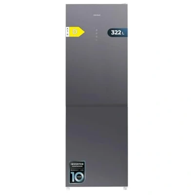 Imagen de Frigorífico Combi Cecotec Bolero CoolMarket 322 Grey Glass D, Total No Frost, 185 cm, l, Inverter Plus, Puertas de cristal,