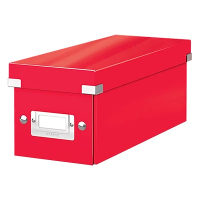 Imagen de Leitz WOW Caja de Almacenamiento, Almacenaje Color Rojo la Gama Click &amp; Store, 60410026