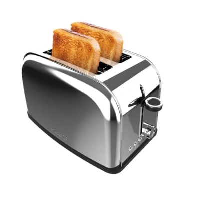 Imagen de Cecotec Tostadora Vertical 2 Ranuras Cortas Toastin&#039; time 850 Inox Lite. W, Rebanadas de Pan, Ranura Ancha 3,8 cm, Soporte para Panecillos y Bandeja Recogemigas, Acero Inoxidable