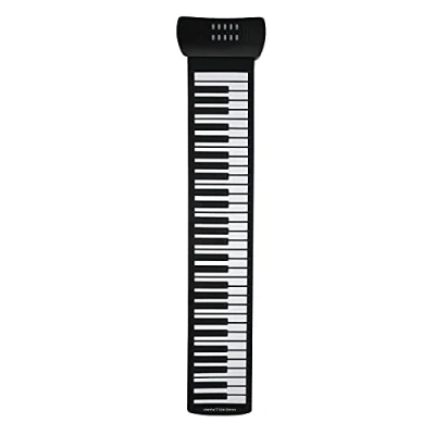 Imagen de piano enrollable, 61 teclas, plegable, portátil, recargable, electrónico, flexible, suave, eléctrico, digital, teclado, piano, para principiantes