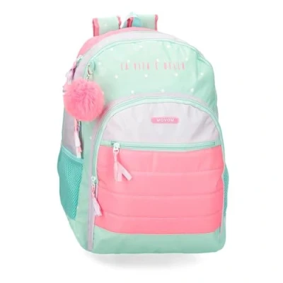 Imagen de Movom La Vita è Bella Mochila Escolar Verde 33x46x17 cms Poliéster 25,81L