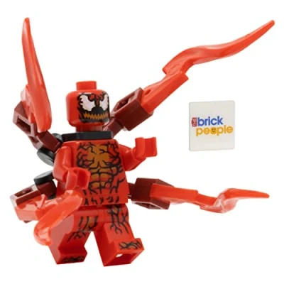 Imagen de LEGO Superhéroes: Minifigura de matanza con apéndices y capa roja