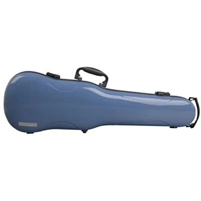 Imagen de GEWA AIR 1.7 Estuche violín con forma azul brillante, Made in Germany, asa lateral