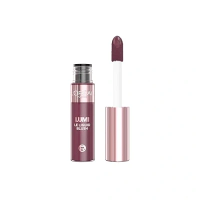 Imagen de L&#039;Oréal Paris Blush líquido con un brillo de color fresco y brillante, para todos los tipos piel, intenso, Lumi Le Liquid Blush, Glowy Cool Berry 645, 10 ml