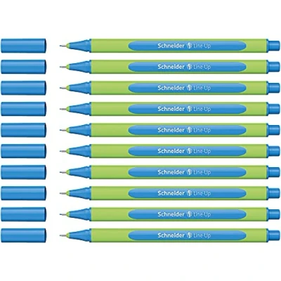 Imagen de Schneider Fineliner Line de Up, 0,4 mm, Alaska Blue, 10 unidades)