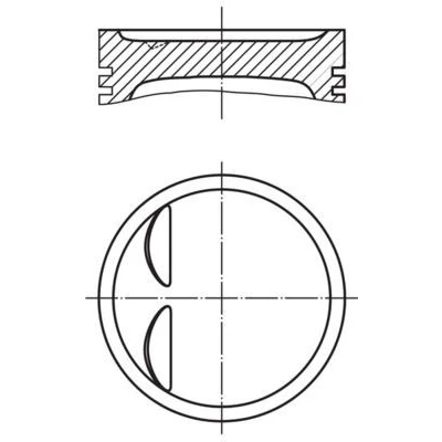 Imagen de Pistón MAHLE ORIGINAL 011 95 01
