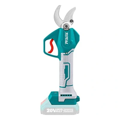 Imagen de TOTAL Tijera de Poda Eléctrica A Batería P20S 20 V Máquina Recorta Setos y Árboles Especial para Jardín Máxima Capacidad Corte: 30 mm Motor Brushless no incluida