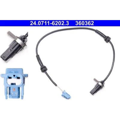Imagen de ATE 24.0711 6202.3 Sensor de ABS 532 NISSAN: Cabstar