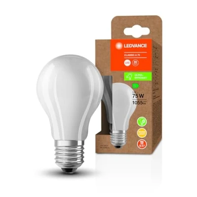 Imagen de LEDVANCE Classic LED E27 Pera Mate 5W 1055lm 830 Luz Cálida Reemplazo 75W