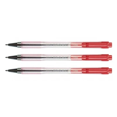 Imagen de Pilot BPS Matic Bolígrafo retráctil (3 unidades), color rojo