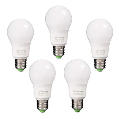 Imagen de Bombilla LED, A60 13W E27 luz blanca fría 6400K, 1000 LM (5 Unidades)