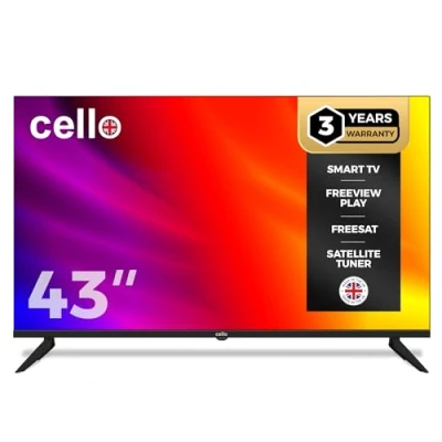 Imagen de Cello 43&quot; Smart TV LG WebOS HD Ready Televisión con Triple sintonizador S2 T2 FreeSat Bluetooth Disney+ Netflix Apple TV+ Prime Video Made in Europe