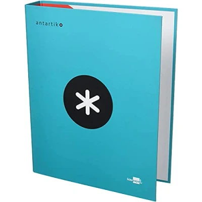 Imagen de Carpeta 4 anillas 40 mm mixtas liderpapel antartik a4 forrada color menta