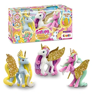 Imagen de Galupy Unicorn Set de 3 Unicornios para Niñas, Figuras Unicornio Coleccionable, Especiales, Juguetes niños años