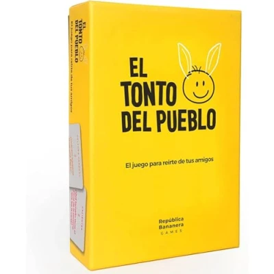 Imagen de El Tonto del Pueblo Juegos de Mesa Juego para reírte Tus Amigos Cartas pizarras y rotuladores