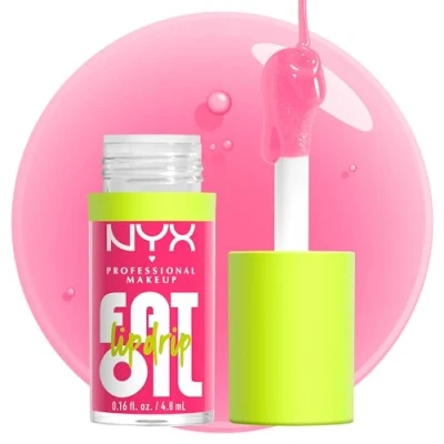 Imagen de NYX Professional Makeup, Fat Oil Lip Drip, Aceite Labia, Hidratación 12H, con de Escualano, Frambuesa y Zarzamora, Tono: Missed Call