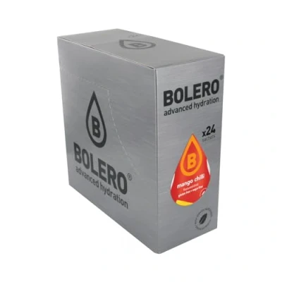 Imagen de Bolero Bebida Instantánea Sin Azúcar, Sabor Mango Chilli Paquete de 24 x 9 gramos Total 216